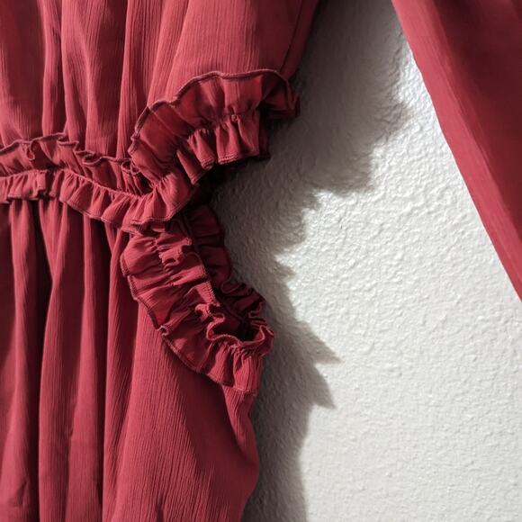 Lulu's mock neck aline dress - Picture 2 of 5